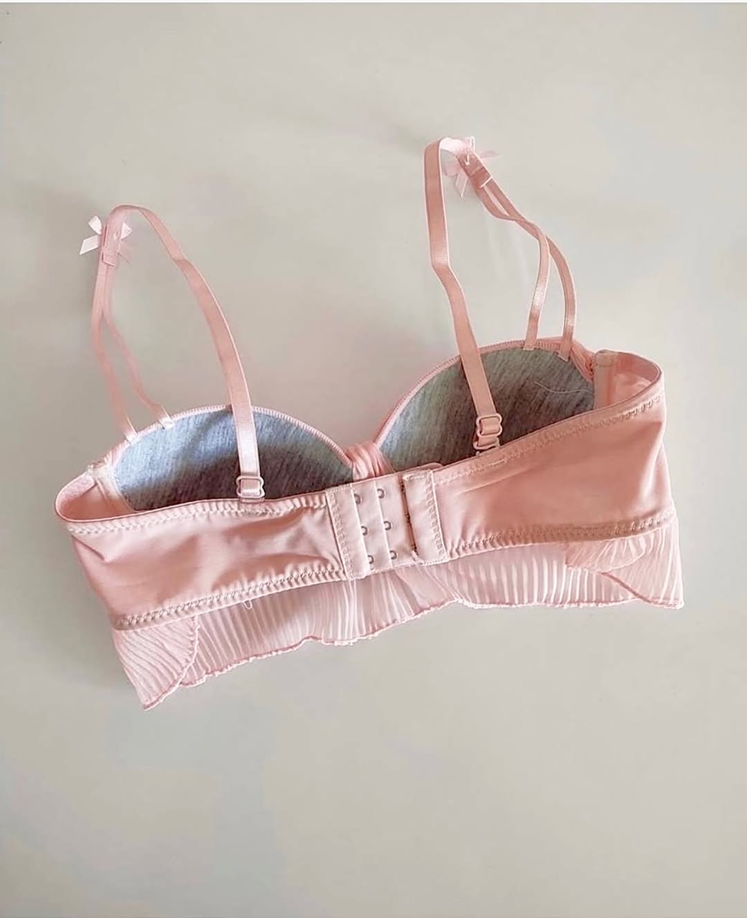 Elegant Pleated Lingerie Set β Soft, Comfortable & Feminine