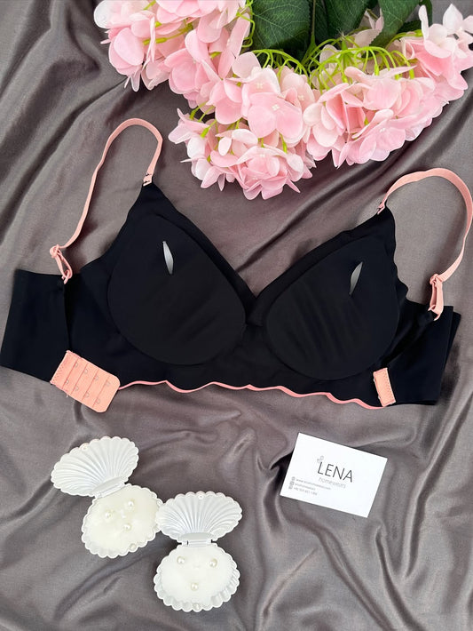 LENA Soft Pink Underwire Bra - Elegant Comfort for Every Tone