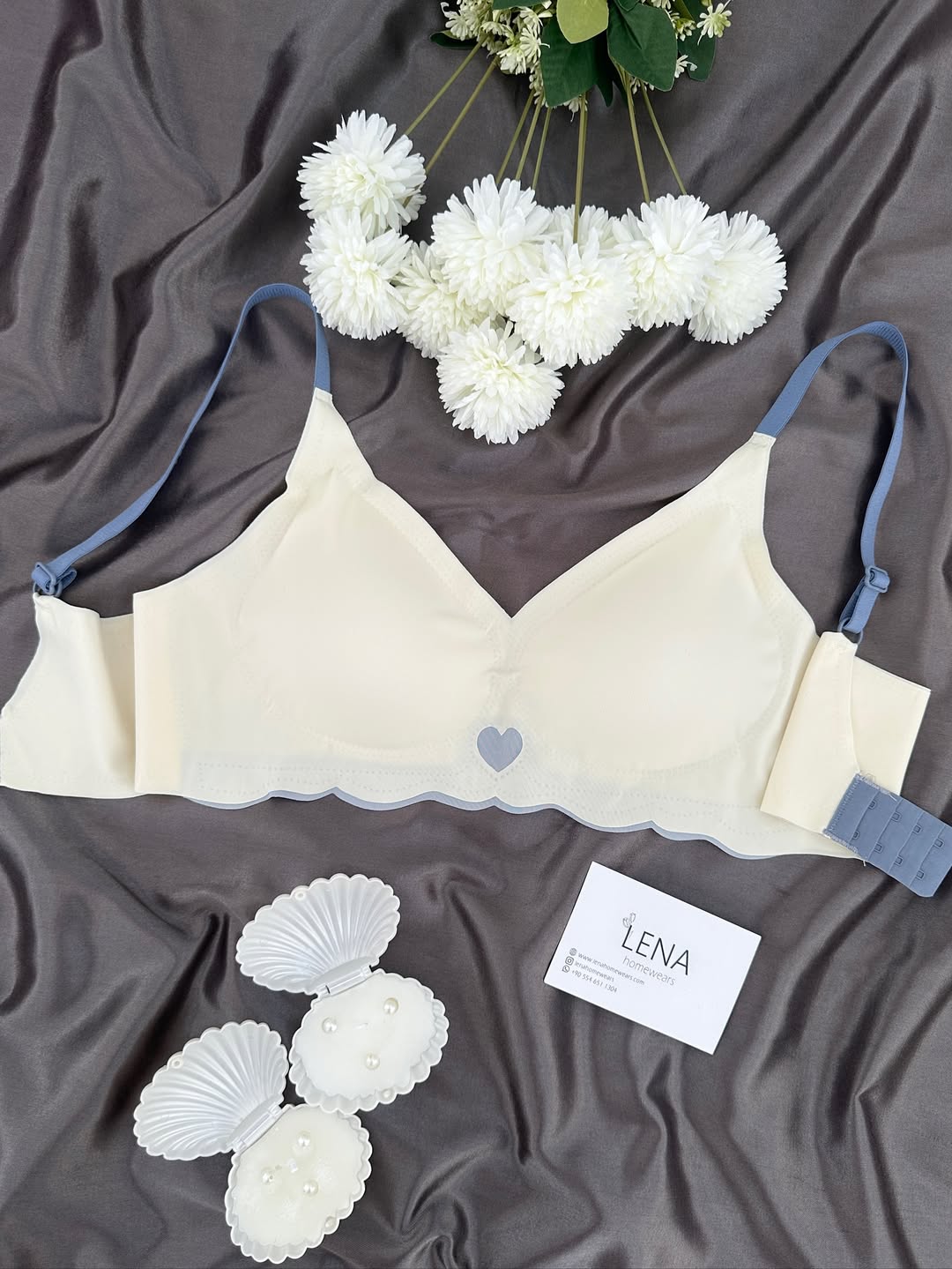 LENA Soft Pink Underwire Bra - Elegant Comfort for Every Tone