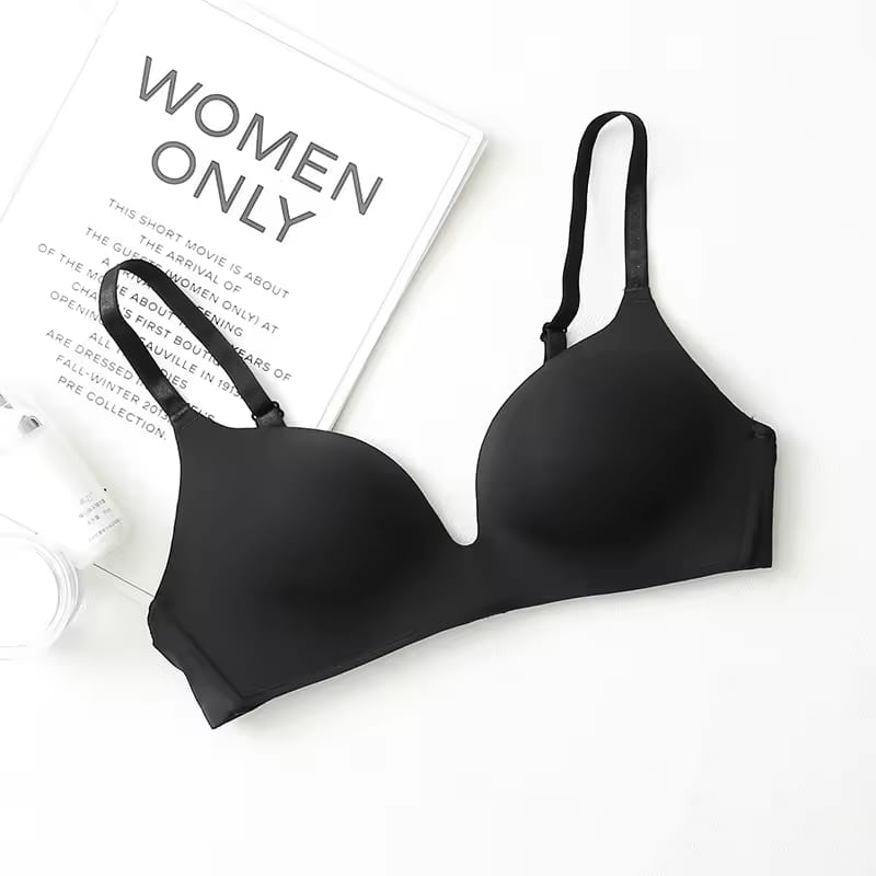 Women's Smooth Padded Everyday Bra β Comfort Fit (Black, Skin, Pink, Gray, Maroon)
