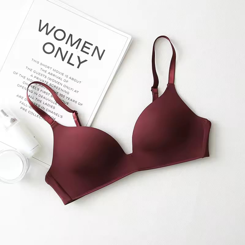 Women's Smooth Padded Everyday Bra β Comfort Fit (Black, Skin, Pink, Gray, Maroon)