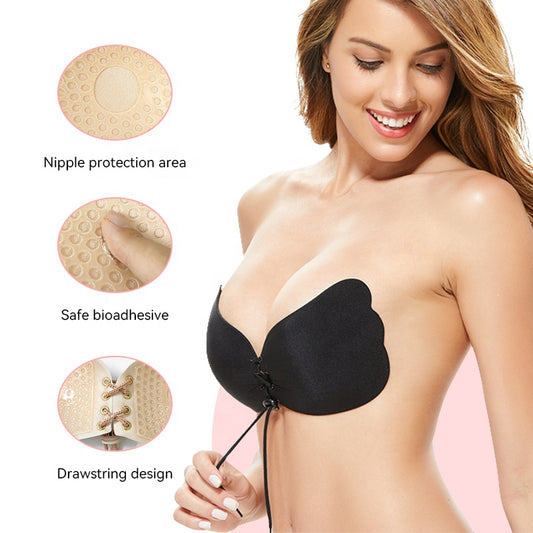 Ultra Invisible Silicone Bra – Strapless Push-Up Magic
Stick-On Lift Bra for Backless & Bridal Outfits dancing Invisible Backless Bra – Natural Shape & Secure GripSeamless Adhesive Cups – Perfect Cleavage Boost
Black Nude Silicone Push-Up Stickers – Re