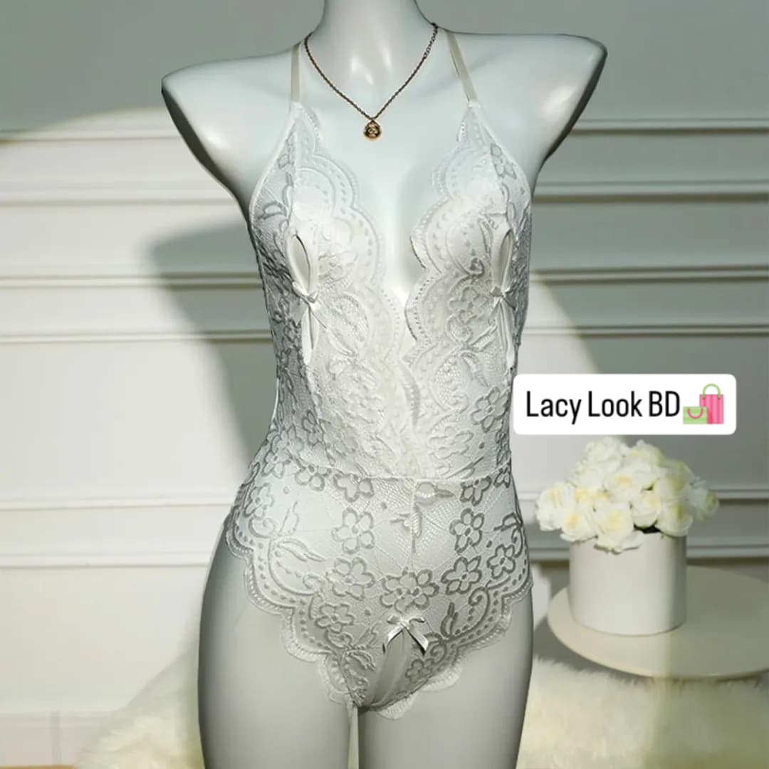 Women's Sexy Lingerie, Open Crotch Hollowed Out Sexy Bodysuit, Going Out