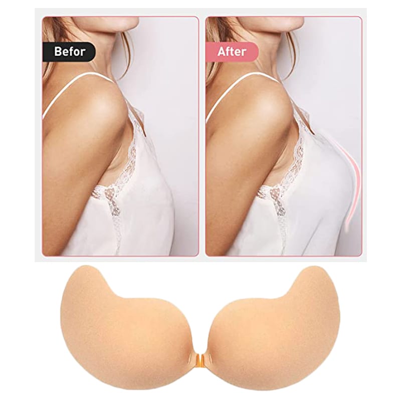 Invisible Adhesive Bra – Stick On, Backless & Strapless Support
Nude and blackSilicone Invisible Bra Push Up Stick-On Cup
 Reusable Adhesive Bra for Backless & Low-Cut Dresses
Seamless Invisible Lift Bra – Skin-Friendly Silicone