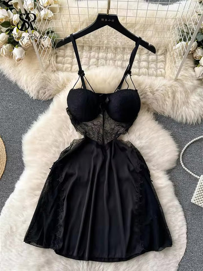 Midnight Serenity Draped in Timeless Beauty