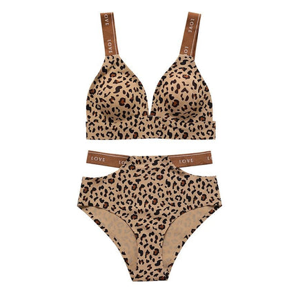 Wild Love Leopard Print Lingerie Set