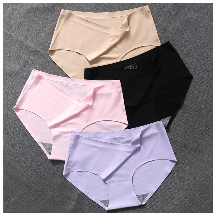 ✨ Seamless Ice Silk Panty – Ultra Soft & Invisible Comfort