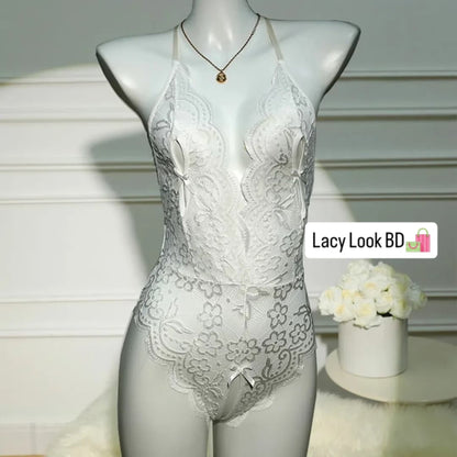 Women's Sexy Lingerie, Open Crotch Hollowed Out Sexy Bodysuit, Going Out