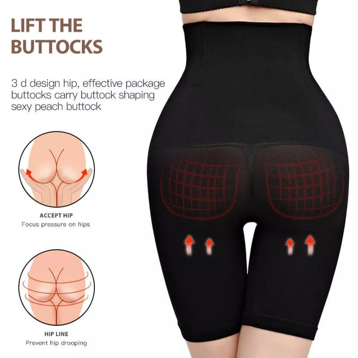 High Waist Body Shaper Slimming Panty – Instant Tummy Control & Waist Trainer