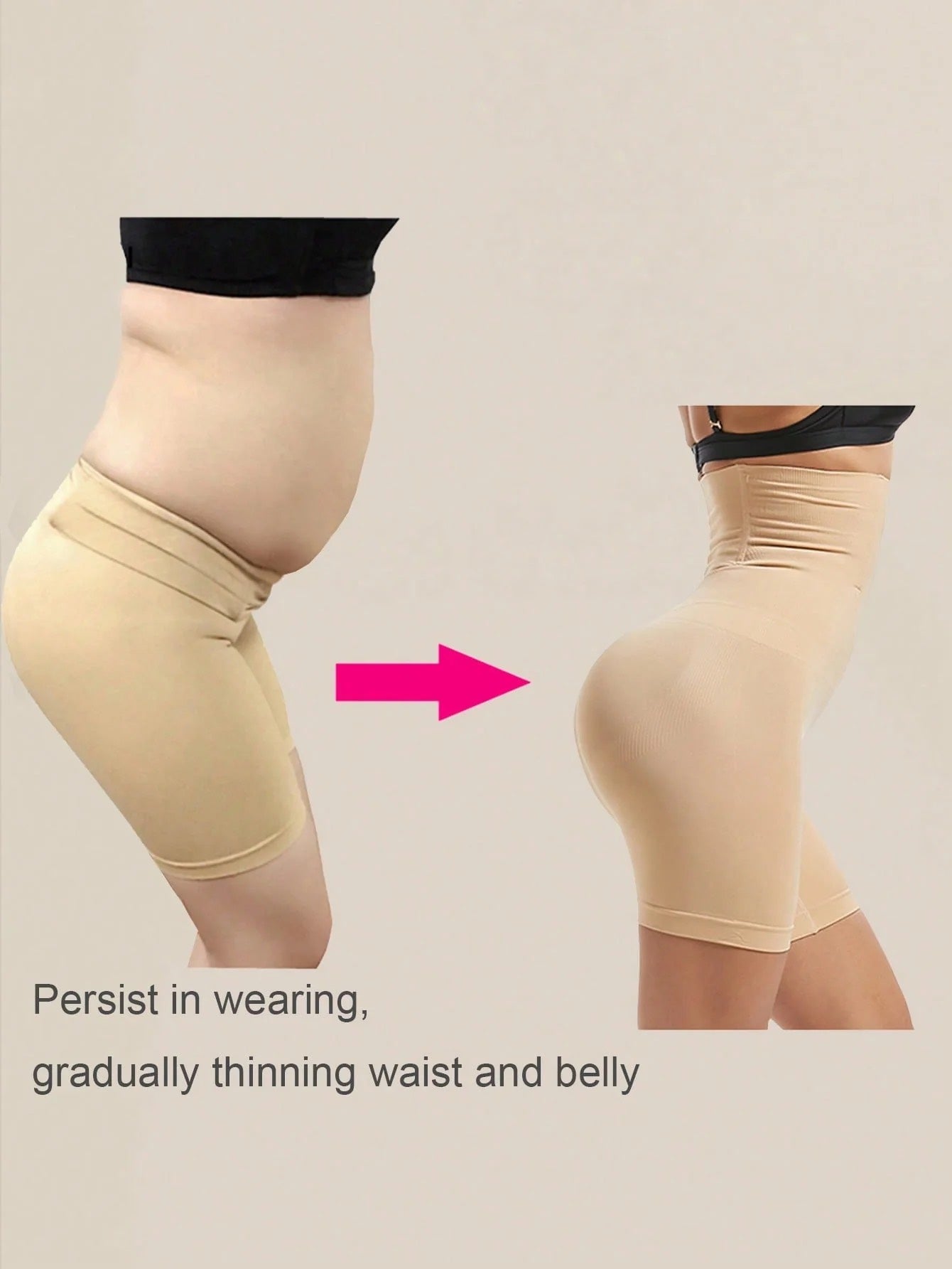 High Waist Body Shaper Slimming Panty – Instant Tummy Control & Waist Trainer